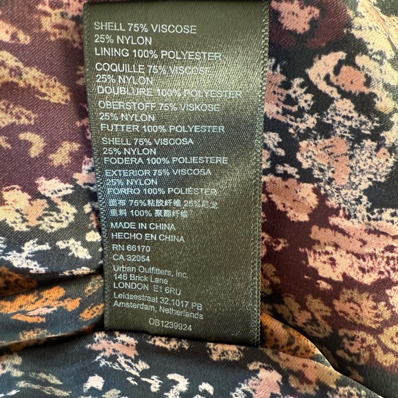 Free People Velvet Wild Nights Duster size Large - Picture 10 of 13